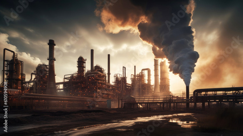 Heavy industry pollutes the environment with the emission of toxic fumes and fine particles. Generative AI
