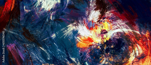 Wallpaper Mural Art paint. Abstract painting background. Color pattern. Fractal artwork for creative graphic design Torontodigital.ca