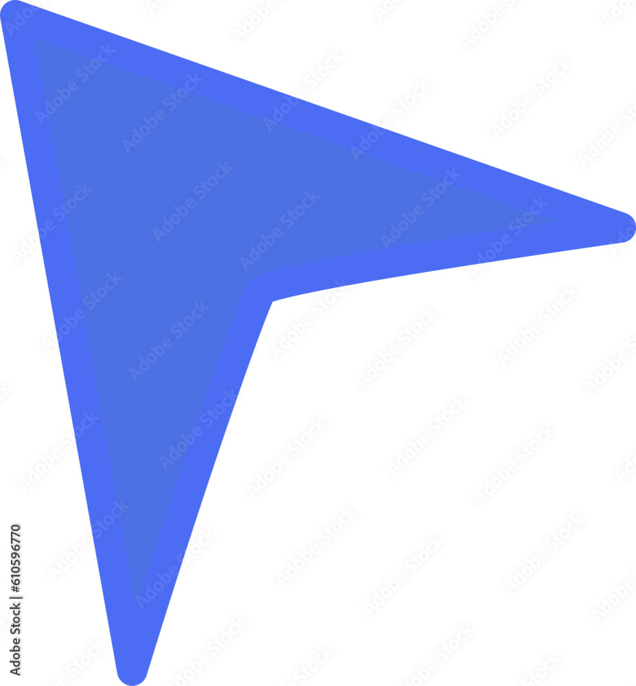 GPS navigation arrow icon, Replaceable vector design. GPS navigation arrow icon, Replaceable vector design.