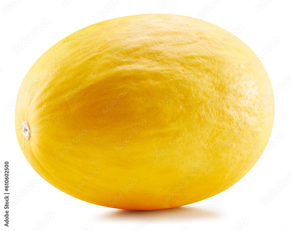 Yellow melon isolated on white Yellow melon isolated on white