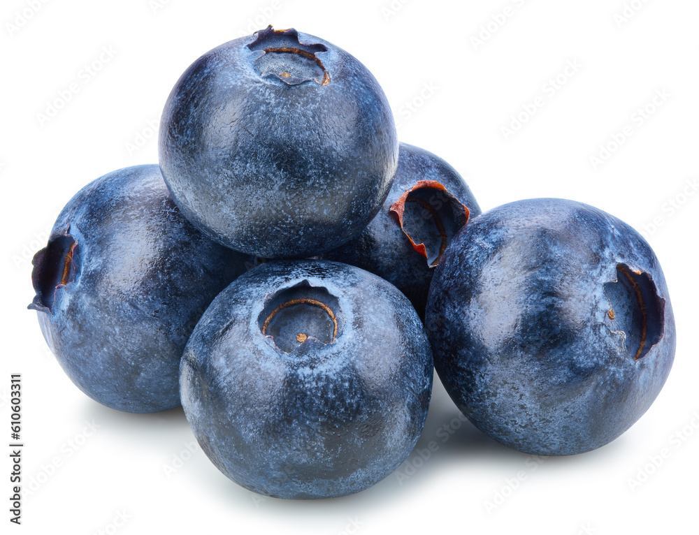 Blueberry Isolated with clipping path Blueberry Isolated with clipping path