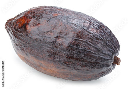 cacao isolated on white background