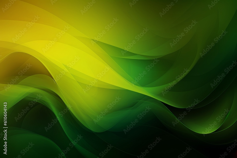 Abstract green background with a gradient of light, Generative ai Abstract green background with a gradient of light, Generative ai