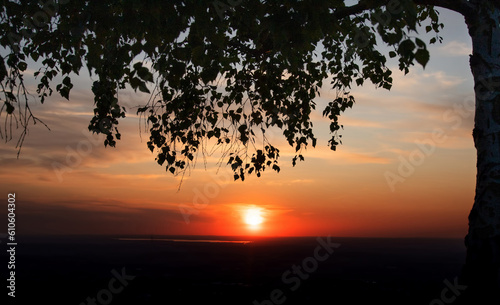 Zachód słońca , panorama