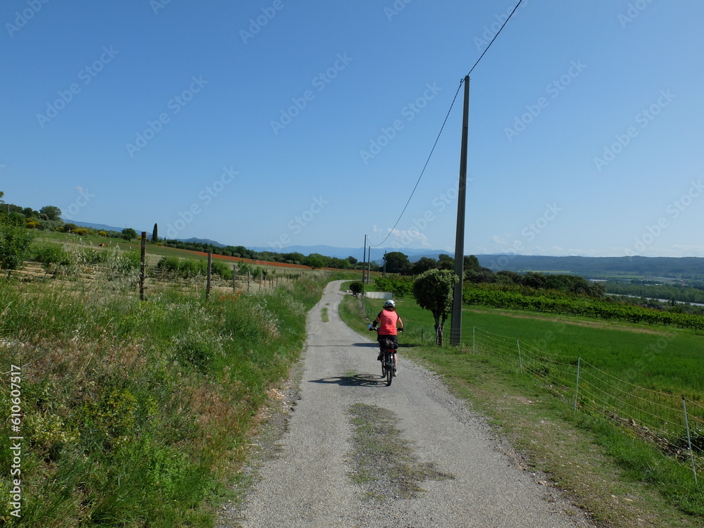 Obraz premium Clermont-ferrand - Forcalquier à vélo