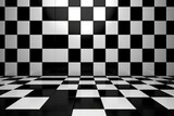 Abstract black and white background, Generative ai