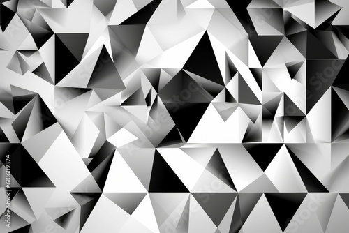 Abstract black and white background, Generative ai