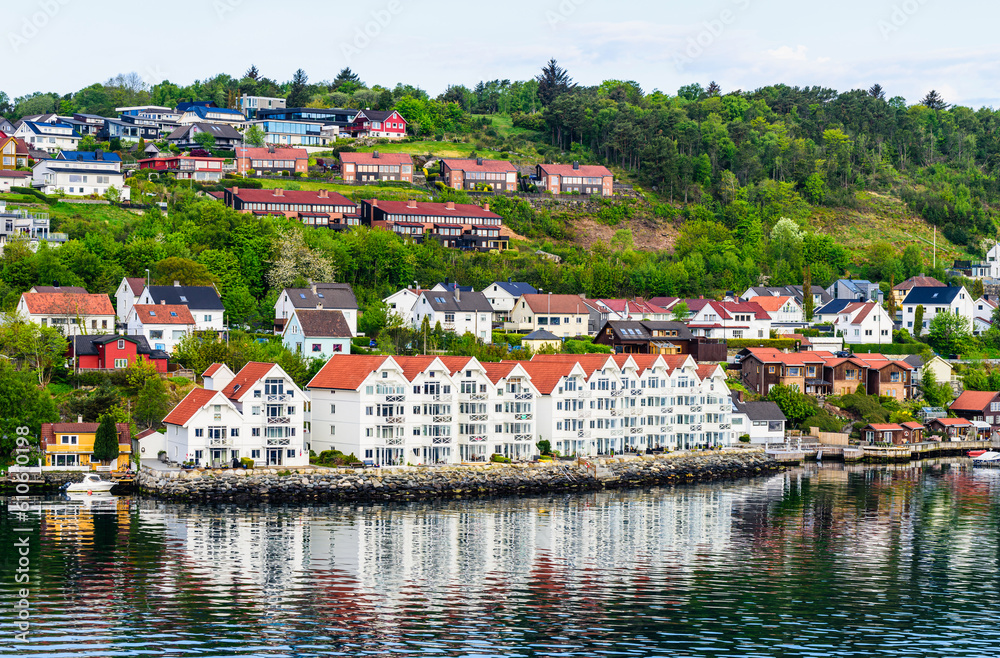 City, Marina and Docks in Stavanger, Norway, Europe