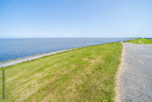A dike at the Waddenzee