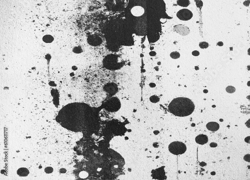 black grunge ink splash and drops wallpaper