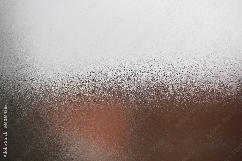 water drops on glass