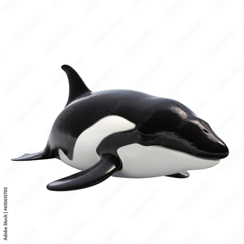 Obraz premium killer Whale Generative AI