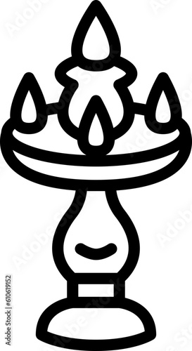 candelabra  icon
