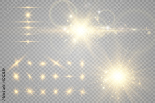 golden stars background