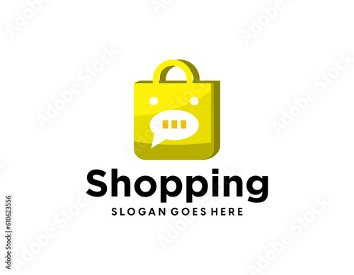 Online Shop logo designs template, Logo template icon