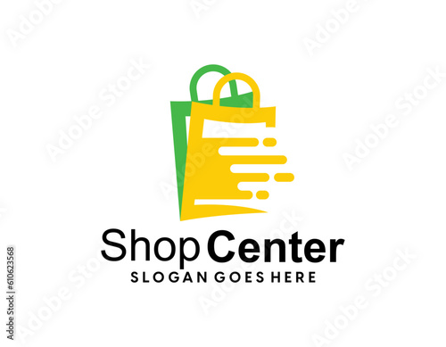 Shopping Cart Logo, Electronic commerce, Shop Logo Vector Inspiration