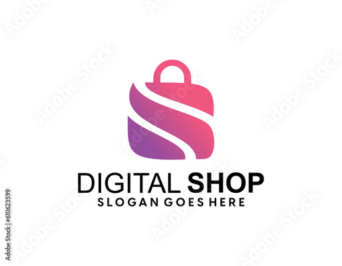 trendy flat gradient E-commerce icons.