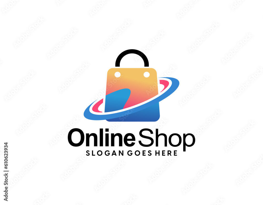 Online Shop Logo vector Online Shop Logo vector