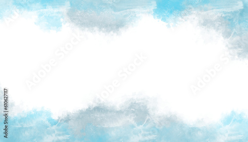 abstract watercolor background with blue color 