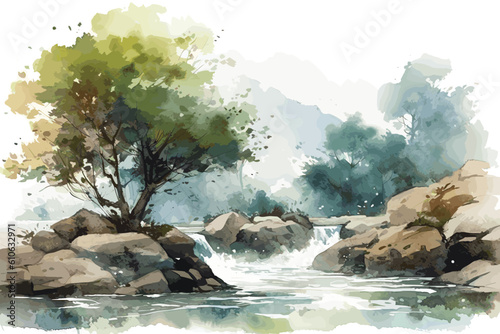 river in the forest