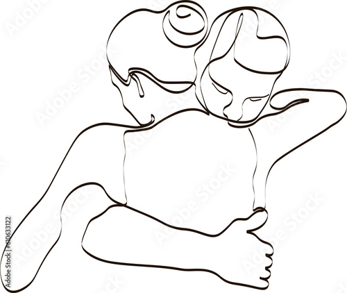 a woman hugs a man. husband hugs his wife. hug each other men and women. handsome man hugging beautiful woman. hugging in public. hug for joy. hug for success in his accomplishments. hug because sad. 