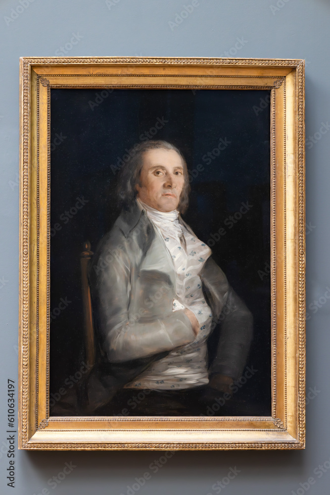 Don Andrés del Peral, before 1798 by Spanish painter Francisco de Goya ...