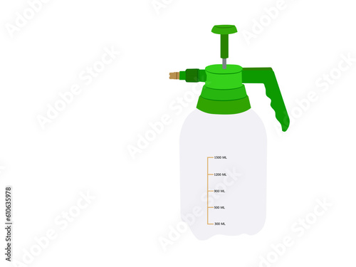 Foxy spray on white background.
