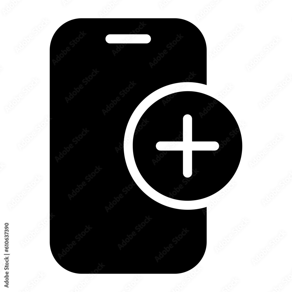 Fototapeta premium device glyph icon