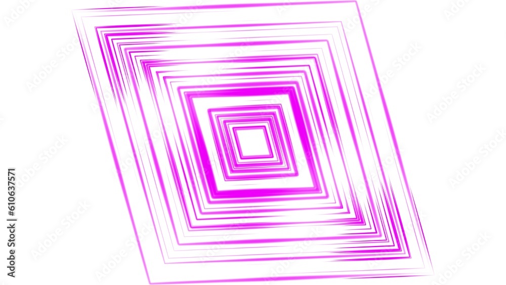 A purple shimmering rhombus on white background. Abstract technology motion. Business bg. Abstract festive backdrop for advertise, text, Valentine, Christmas 3D render A purple shimmering rhombus on white background. Abstract technology motion. Business bg. Abstract festive backdrop for advertise, text, Valentine, Christmas 3D render