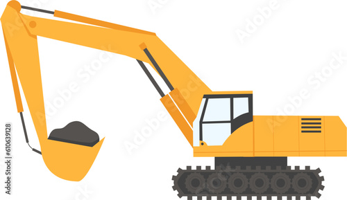 Construction vehicles Illustration, construction truck clipart 