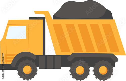 Construction vehicles Illustration, construction truck clipart 