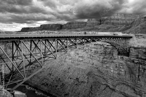 Bridge at Lee`s Ferry Arizona Infrared photo