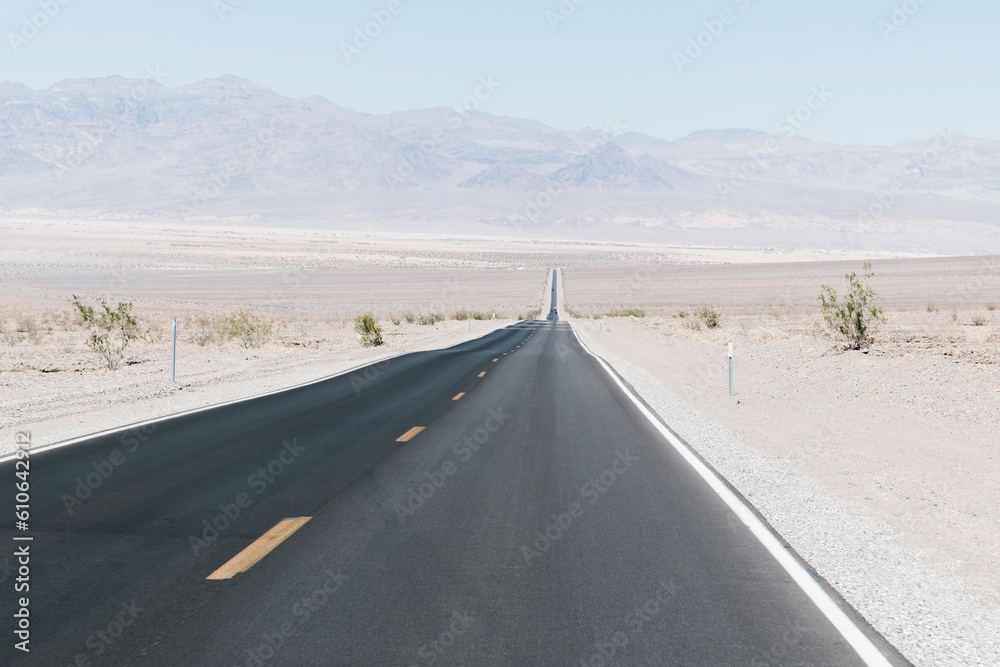 Death valley road, USA.