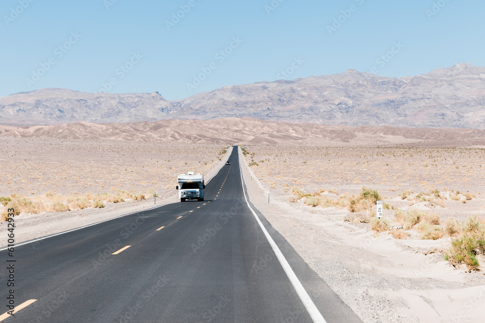 Death valley road, USA.