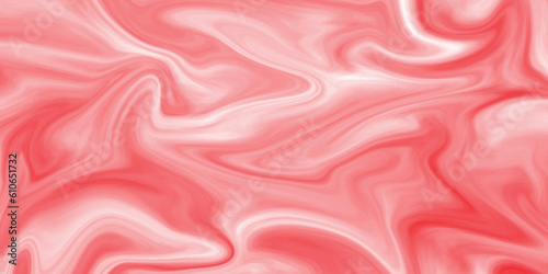 Abstract beautiful red swirl liquid background. acrylic liquid textures with spots and splashes of color paint. colorful marble pattern of the blend of curves .colorful marble surface.