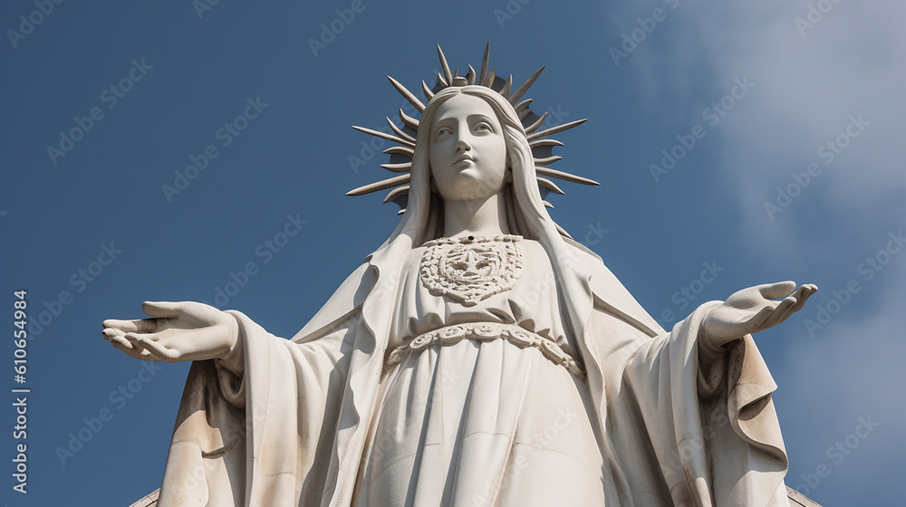 estátua de maria Mãe de jesus, fé cristã