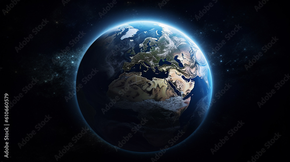 ilustração do planeta terra - obrazy, fototapety, plakaty 