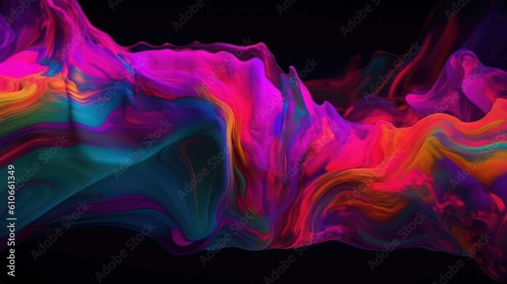 Obraz premium abstract colorful background with smoke HD 8K wallpaper Stock Photography Photo Image