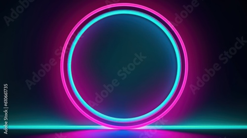 background with glowing circles HD 8K wallpaper Stock Photography Photo Image