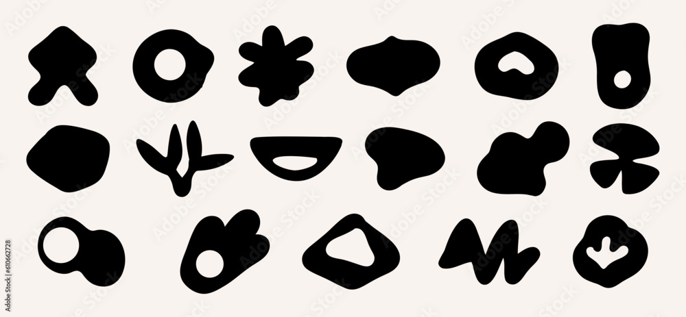 Abstract groovy shapes Y2K. Modern trendy minimalist style. Hand drawn for wallpaper, wall decor, fabric, postcard, cover, template, banner. Abstract groovy shapes Y2K. Modern trendy minimalist style. Hand drawn for wallpaper, wall decor, fabric, postcard, cover, template, banner.