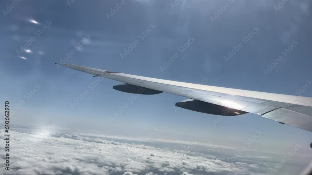 飛行機からの関西地方上空の景色 飛行機からの関西地方上空の景色
