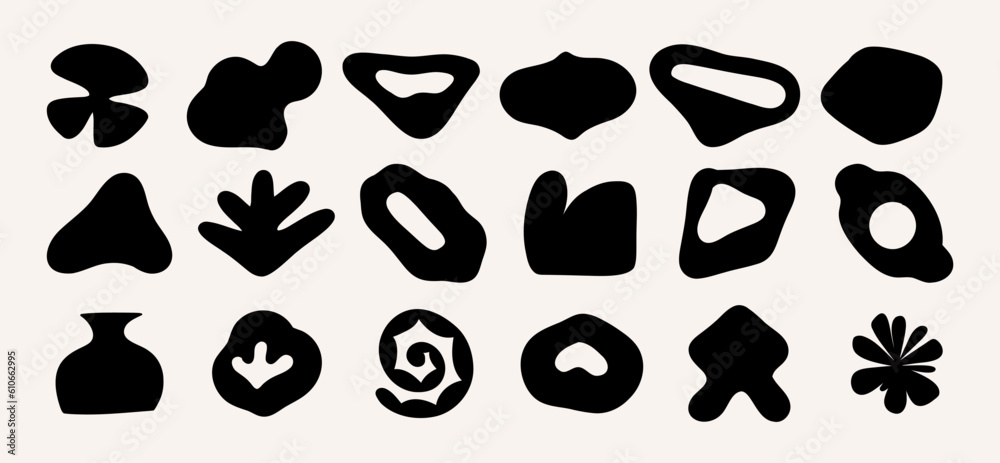 Abstract groovy shapes Y2K. Modern trendy minimalist style. Hand drawn for wallpaper, wall decor, fabric, postcard, cover, template, banner. Abstract groovy shapes Y2K. Modern trendy minimalist style. Hand drawn for wallpaper, wall decor, fabric, postcard, cover, template, banner.