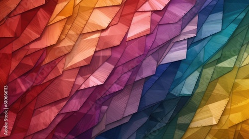 An abstract representation of diverse LGBTI flags overlapping and blending together, celebrating the intersectionality of identities - Generative ai