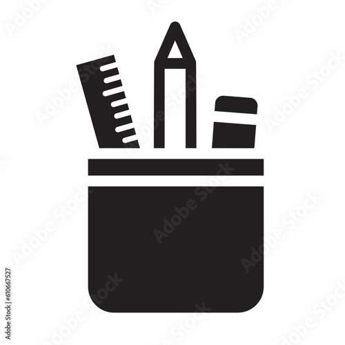 school glyph icon
