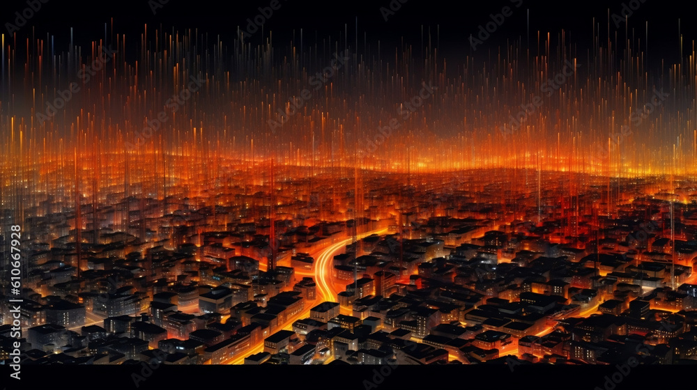 Twilight glimpse of large scale data visualization a vivid display of