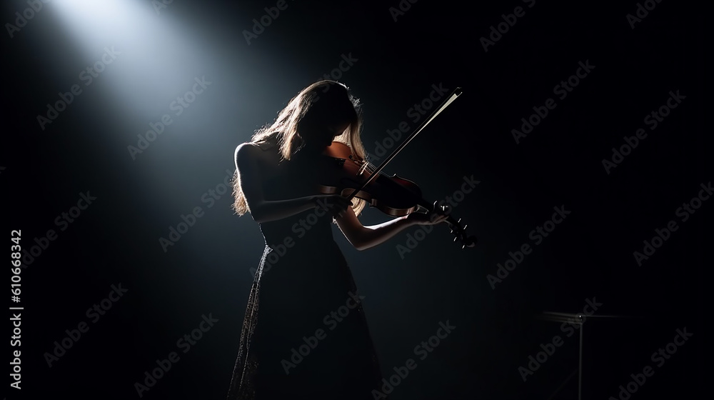 silhueta de mulher tocando violino silhueta de mulher tocando violino