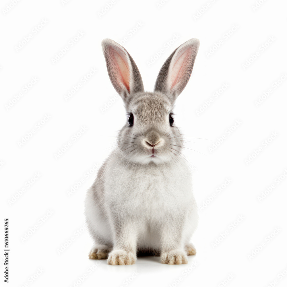 rabbit isolated on white rabbit isolated on white