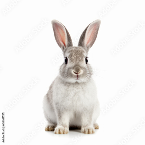 rabbit isolated on white © Riccardo