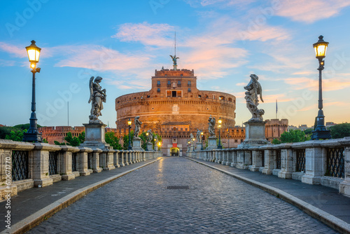 Fototapeta Naklejka Na Ścianę i Meble -  Castel Sant'Angelo in Rome city, Italy