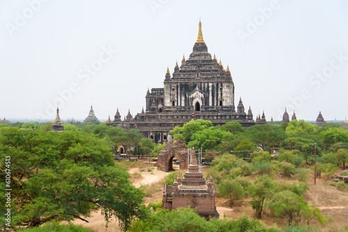 Visit the temple in Bagan, Myanmar